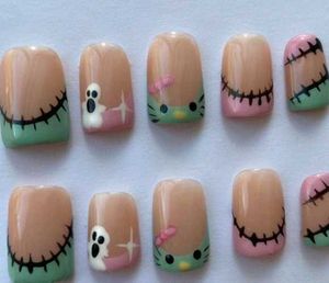 Stylish Press-On Nail Set