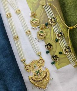Pearl &amp; Stone Jewelry Set