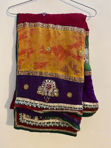 Georgette Multicolor Party Wear Saree