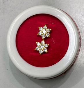 One gram gold earrings
