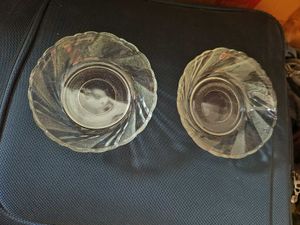 Glass Dinnerware Plate Set of 2