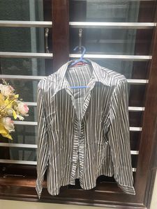 Striped Button-Down Shirt