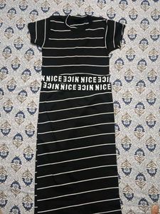 Striped Midi Dress