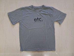 Grey Graphic T-shirt for Men Daily Wear