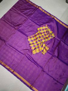 Simple Saree With Blouse