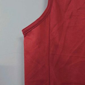 Decathlon Tarmak Red Tank Top