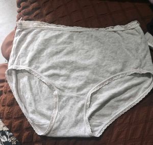 Combo Of Two White Panties And 3 Shorts