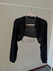 Black Long Sleeves Bolero SHRUG
