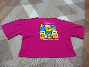 Pink Garfield Tee