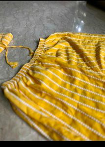 Yellow Kaftan Co Ord Set