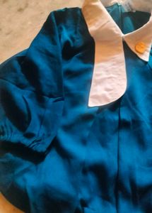 Blue Peter Pan Collar Top