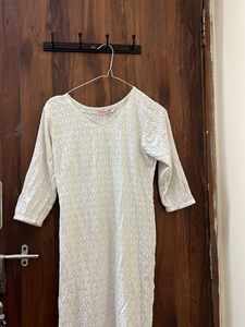 White Cotton Kurta