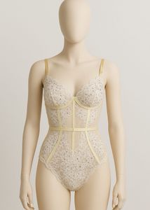 Embroidered Underwired Lace Bodysuit US BOUGHT🌙