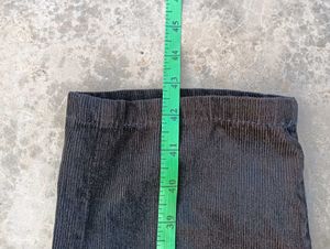 Corduroy Pants Black