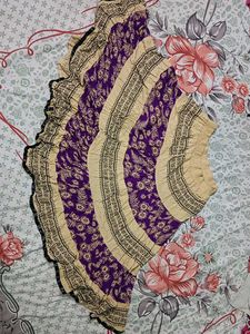 A floral skirt