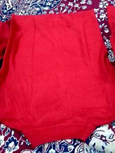 Red Turtleneck Sweater