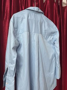 Blue Oversized Shirt
