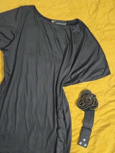 Elegant black soft Dress size M