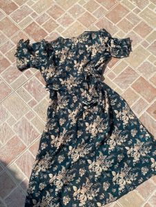 Floral Print Midi Dress