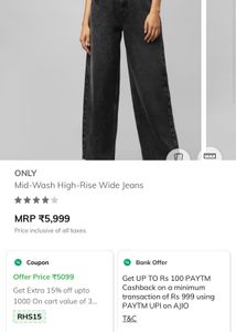Black Denim Jeans