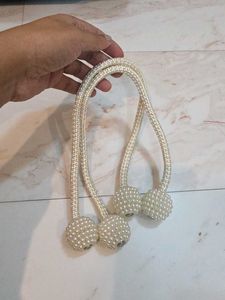 Pearl Curtain Tiebacks (Set of 2)