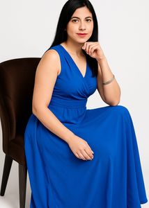 Elegant Blue Maxi Dress 300 Each