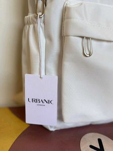 Stylish White Backpack