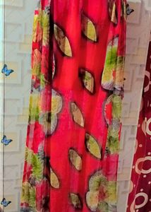 Floral Print Saree