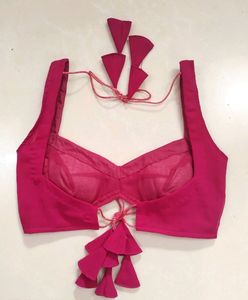 Backless Dori Blouse Rani Pink