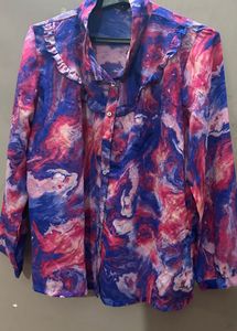 2 Colorful Print Top