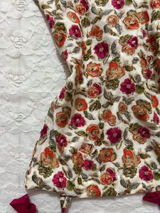 Y2K corset strap Kurti