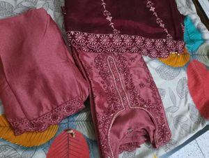 Elegant Embroidered Kurta Set