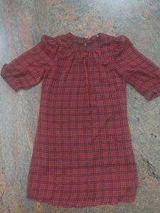 Red Plaid Dress