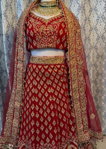 Red Bridal Lehenga Choli