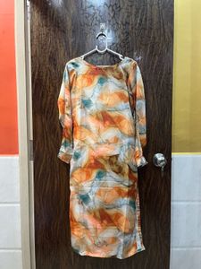 34 Bust Satin Kurta For Women