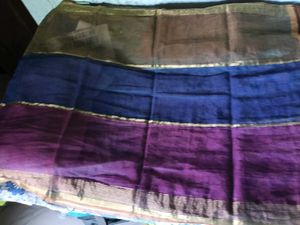 Used MutiColor Kota Saree With Blouse(Stitched)