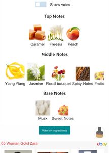 Zara Gold 10ml Perfume Sample