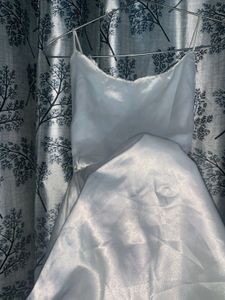 White Backless Dress