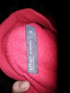 Hot Pink Long Sleeve Sweatshirt