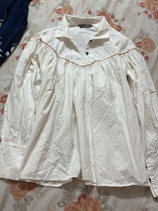 White Long Sleeve Top