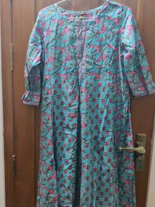 Floral Print Kurta