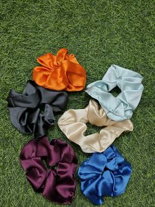Satin Soft Hair Scruchies (Pack Of 6)
