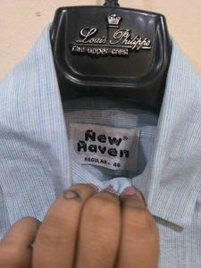 Blend Of Blue And White Stripe Shirt From Newheven