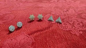 Combo Of 3 Pairs Tops Or Earrings For Women