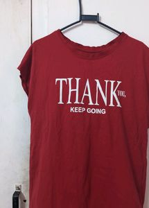Red Casual Top