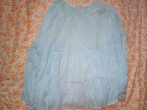 Gorman Blue Sheer Top