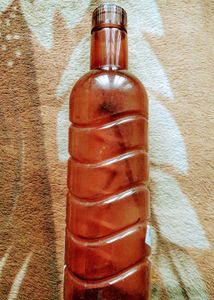 1ltr Brown-Red PET Bottle.