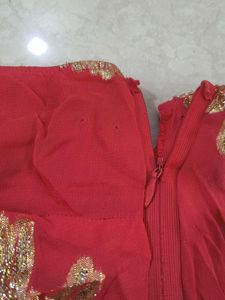 Elegant Red Ethnic Gown