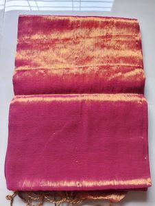 Tissue Silk Pink Saree