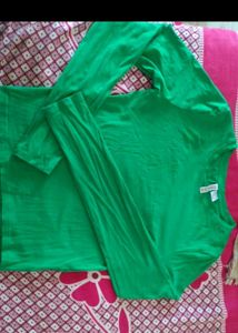 Green H&amp;M Basic T-Shirt